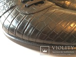 Туфли мужские из кожи крокодила, 45 размер, фото №3