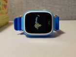 Детские часы с GPS трекером Q90 Blue Wi-Fi, photo number 10