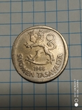 1 марка 1966 г. Финляндия, серебро, фото №3
