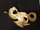 Дракон Восток коллекционная миниатюра брелок кулон бронза, фото №6