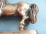Серебряная статуэтка лошади., фото №4