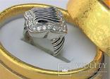Кольцо перстень серебро 925 проба 10,37 грамма размер 17, фото №2