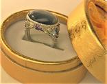 Кольцо перстень серебро 925 проба 17,5 размер авторская работа 8,37 грамма, фото №2