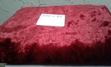 Отрез ткани красный плюш старинный 230 х 85 см, фото №2