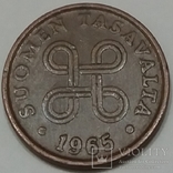 Фінляндія 5 пенні, 1965, фото №3