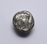 Місія, м.Кізік, срібний діобол, 450-400 до н.е., 1,3г., 11мм., фото №3