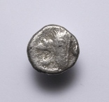 Місія, м.Кізік, срібний діобол, 450-400 до н.е., 1,3г., 11мм., фото №6