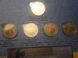 Набір монет 1 гривня 1995 1996 2001 - 2012 2014 2015 2016 с альбомом, фото №10
