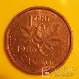 Канада 1 цент, 1986, фото №2