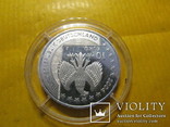 Германия 10 евро 2004 г. серебро фауна птица гуси карта, фото №6