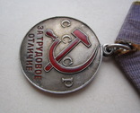 Медаль " За трудовое отличие " документ, фото №13