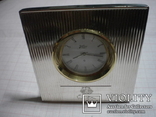 Серебряные подарочные настольные часы с факсимиле канцлера Германии, photo number 5