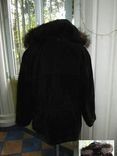 Утеплённая женская куртка  с капюшоном ALTA MODА. Италия. Лот 584, фото №6