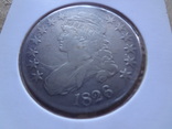 50  центов  1826  США  серебро  Холдер 184 ~, фото №5