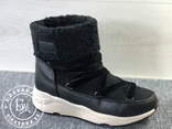 Черные зимние ботинки, полусапожки, угги на меху 39 размер, фото №6