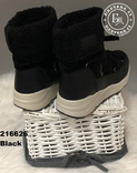 Черные зимние ботинки, полусапожки, угги на меху 39 размер, фото №7