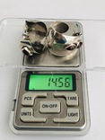 Серьги с гранатами (серебро  925 пр, вес 14,5 гр), фото №10