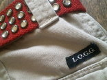 L.O.G.G. - фирменные плотные штаны с ремнем, фото №8