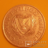 Кіпр 5 центів, 1987, фото №3