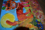 Картина "Осінній кіт", 40х30 см., акрил, листопад 2019 р., Євгенія Супряга, 7 років, фото №9