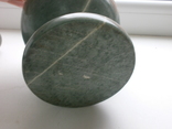 Ступка из камня с пестиком. 1,6кг. Высота ступки 105мм, фото №5