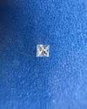 Бриллиант природный 0,10 карат качество 3/3 огранка квадрат принцесса П-65, фото №4