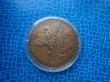 Пам`ятна медаль 10 років Монетному двору НБУ 2008 рік Латунь 50мм, фото №4