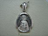 Новая Серебряная Иконка Икона Кулон Подвеска Иоанн Златоуст 925 проба Серебро 699, фото №2