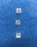 Бриллианты природные 0,13 карат качество 3-4/3-4 огранка квадраты принцессы П-65, фото №8