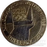 Австрия 100 шиллингов, 1976  зимние Олимпийские Игры, Инсбрук-серебро,С143, фото №2