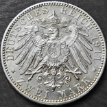  2 марки , Бавария 1911 год, Принц-регент Луитпольд (Леопольд),  AU, фото №3