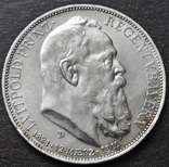 3 марки , Бавария 1911 год, Принц-регент Луитпольд (Леопольд), AU, фото №2