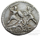 Республиканский денарий  C.Thermus 103 г. до н.э., фото №5