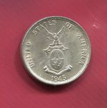 Американские Филиппины 50 сентавос 1945 ,,S,,, фото №2