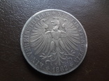 Талер  1862  Франкфурт  серебро   (Ф.5.10) ~, фото №4
