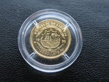 20 $ 1995 год Либерия золото 1/25 унц. 9999`, фото №3