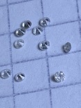 Природные бриллианты диаметр 1.4мм-10шт, фото №3
