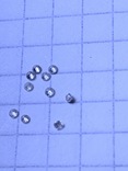 Природные бриллианты диаметр 1.4мм-10шт, фото №8