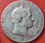 Двойной Талер 1846г  Пруссия,Фридрих Вильгельм IV серебро, фото №8