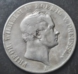 Двойной Талер 1846г  Пруссия,Фридрих Вильгельм IV серебро, фото №10