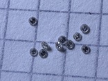 Природные бриллианты диаметр 1.3мм-10ш, фото №2