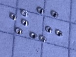 Природные бриллианты диаметр 1.2мм-10шт(6), фото №3