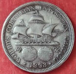 50 центов 1893 г. Колумб., фото №5