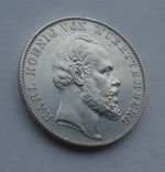 1871 г - талер Вюртенберг,Ангел-Победитель,Германия,серебро, фото №5