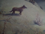 Одинокий вовк 1912рік .117 на 93см(доп фото в комент.), фото №5