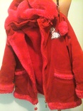 Меховая куртка, девочке 8-9лет, синтепон, демисезон /зима, фото №3