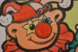 Малюнок "Клоун", 40х30 см., вересень 2018 р., акварель, Віка Остапенко, 12 років, фото №6