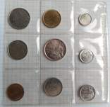 Набор монет Сан-Марино 1980 год,500 лир-серебро,200,100,50,20,10,5,2,1 лира, фото №2