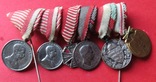 Шпанга  ПМВ из 6 наград в миниатюре 1914-1918г.г.,Австро- Венгрия., фото №2