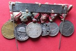 Шпанга  ПМВ из 6 наград в миниатюре 1914-1918г.г.,Австро- Венгрия., фото №3